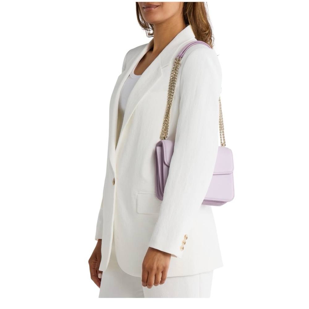 Kate Spade Purple Pebbled Leather 2 Way Shoulder Crossbody Bag - NWT Retail $378 - Picture 4 of 6